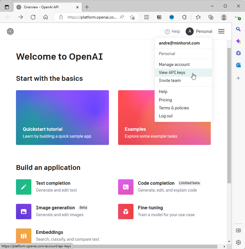 Von OpenAI zum API Key