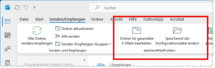 Integration des COM-Add-Ins in die Benutzeroberfläche