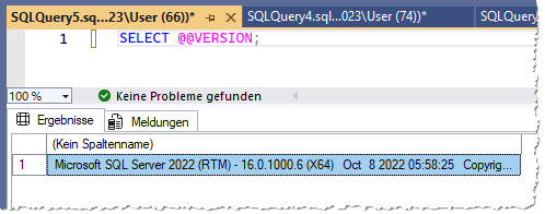 Ermitteln der SQL Server-Version