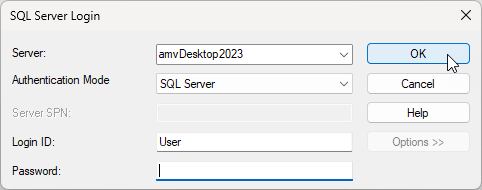Abfrage der Verbindungsdaten von per SQL Server-Authentifizierung verkn&uuml;pften Tabellen