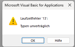 Der Aufruf von DLookup auf ein datetime2-Feld meldet Typen unvertr&auml;glich