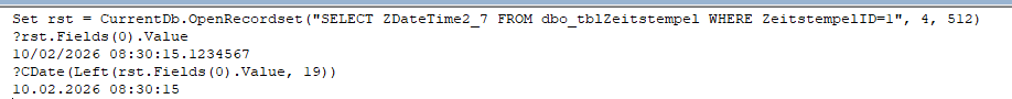 CDate liest den Text des Feldes mit vertauschtem Tag und Monat